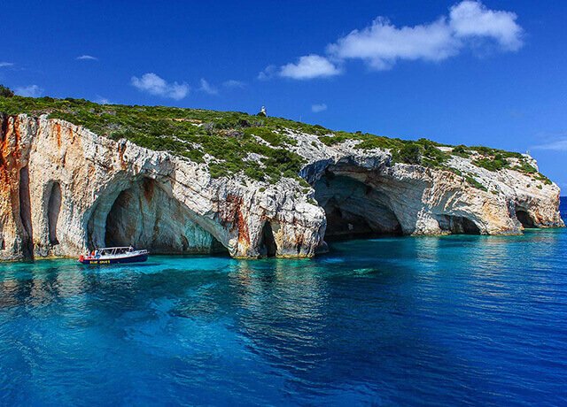 blue caves  zante tours